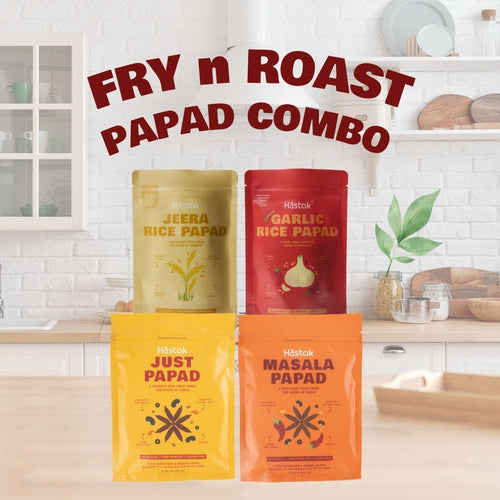 Fry n Roast Papad Combo- Pack of 4