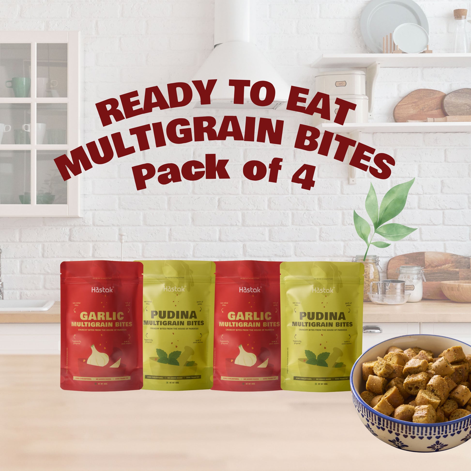 Baked Multigrain bites- Pack of 4