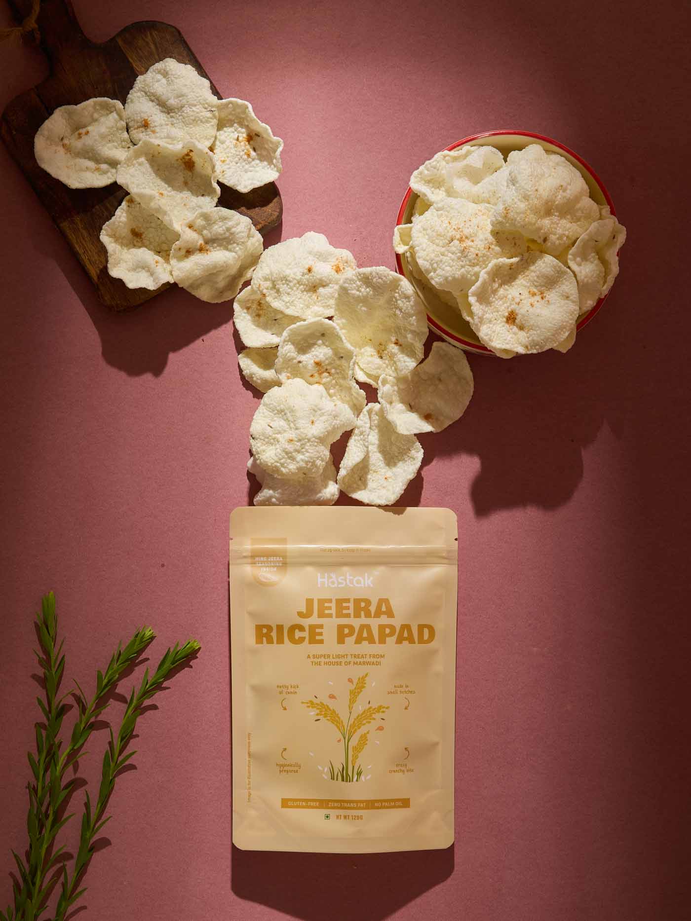 Jeera Rice Papad 120 gms