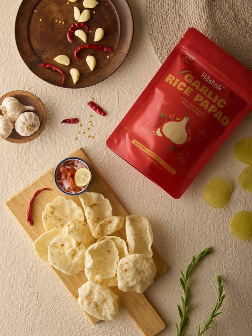 Chilli Garlic Rice Papad 120 gms